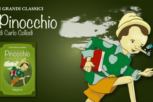 Illustrazione copertina Grandi Classici Le avventure di Pinocchi