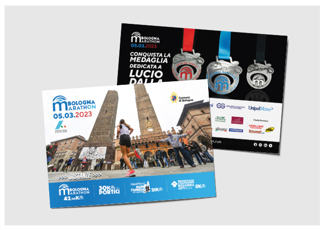 Cartolina Bologna Marathon