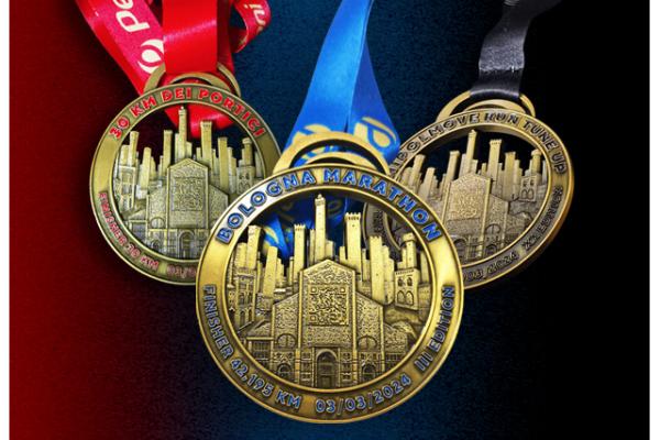 Medaglia Bologna Marathon 2024